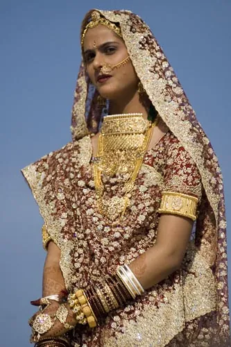Súťaž o titul Miss Moomal - víťazka (Jaisalmer)