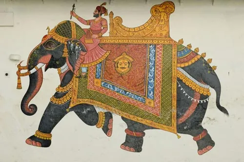 Takto si zdobia domy v Udajpure a celom Rajastane (Udaipur).